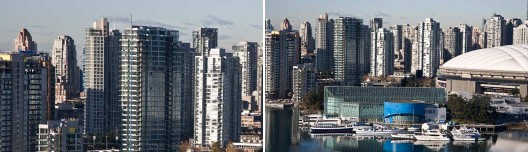 False Creek North boasts high-density, high-rise residential living and community amenities. SEFC’s unique approach demonstrates a shift to low- and mid-rise density with a focus on environmental and community benefits. Danny Singer, 2009