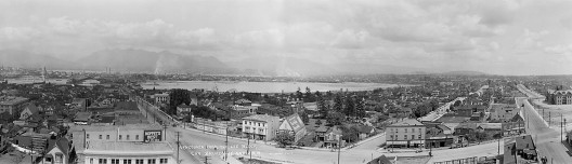 Vancouver From the Lee block at the corner of Broadway and Main St. City of Vancouver Archives, Pan N161C, photographer W.J.Moore.
